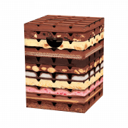 Cardboard Stool 'Chocolate'