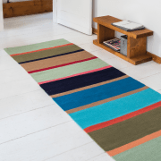 Cotton rug 'Costa', long