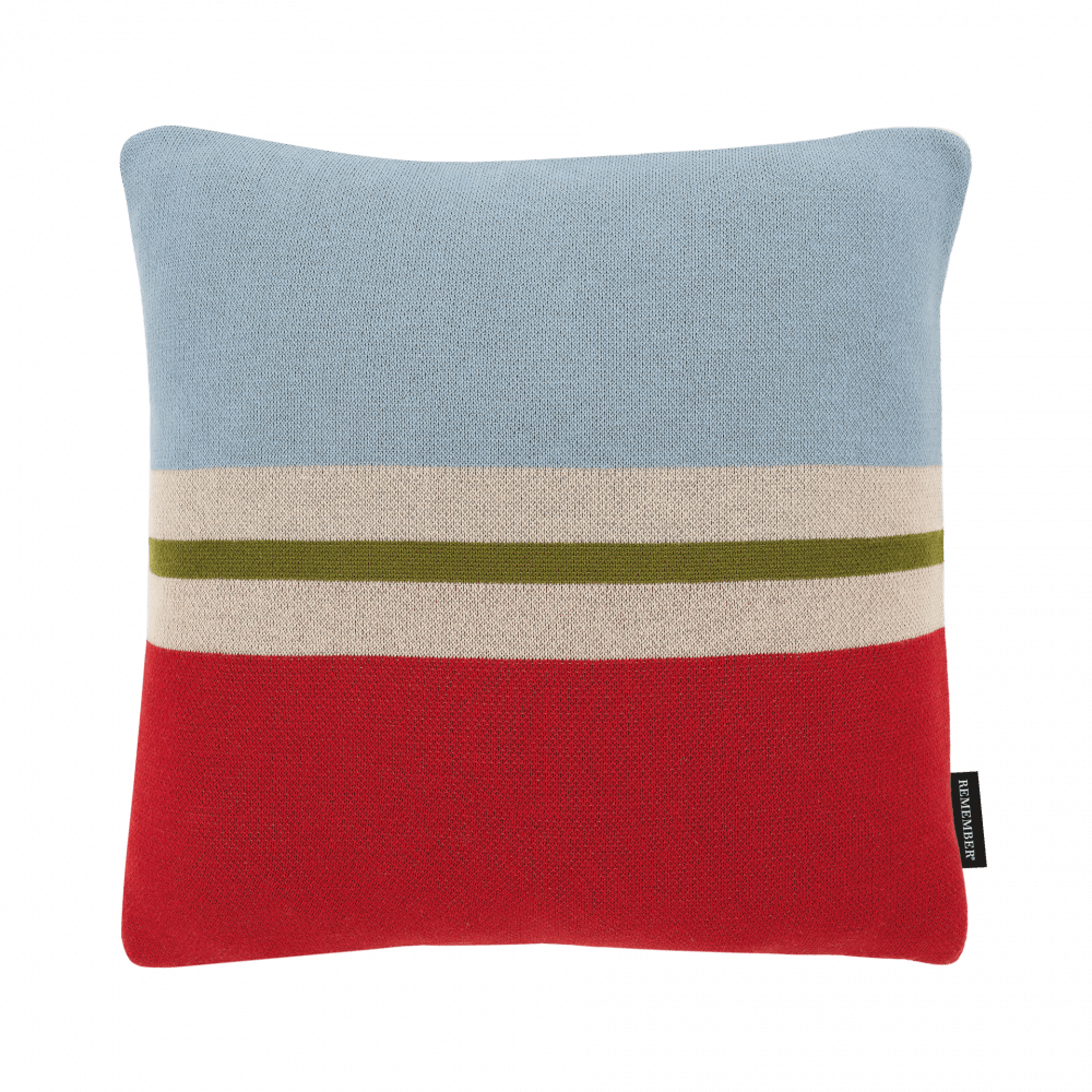 Knitted Cotton Cushion 'Chili'