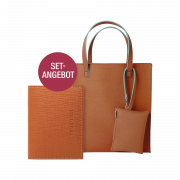 Set of 2 pcs, Shopper with pouch and Wallet Spice