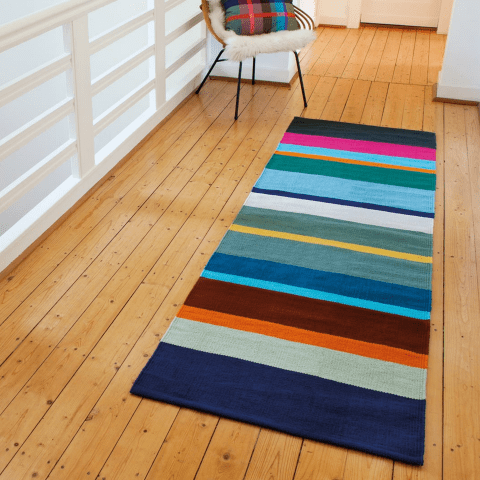 Cotton rug 'Briza', long