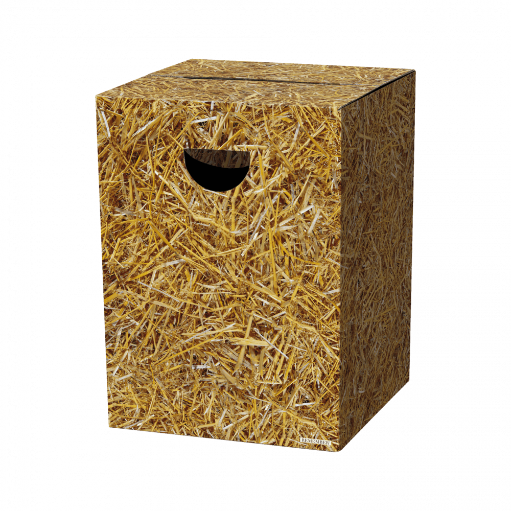 Cardboard Stool 'Landsitz' (German)