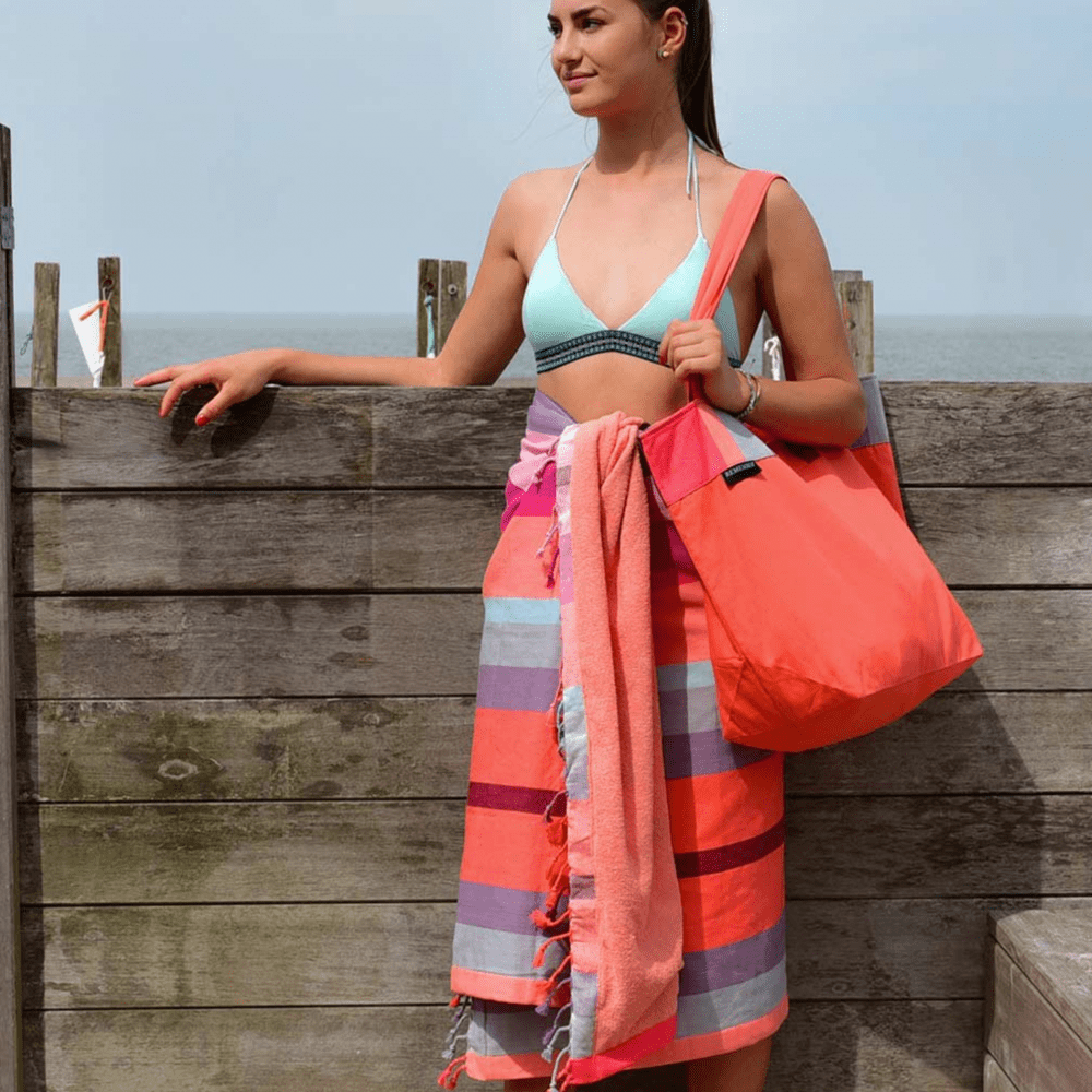 Bag made out of cotton 'Coral'