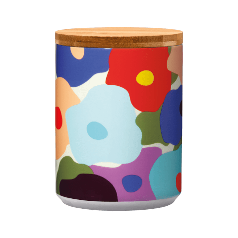Porcelain Canister 'Fiori', large
