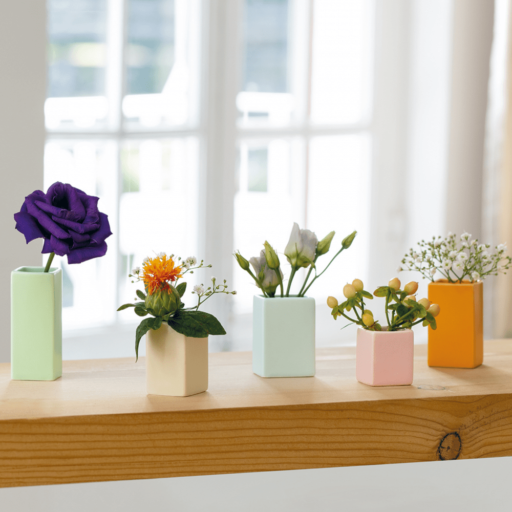Mini vases, set of 5