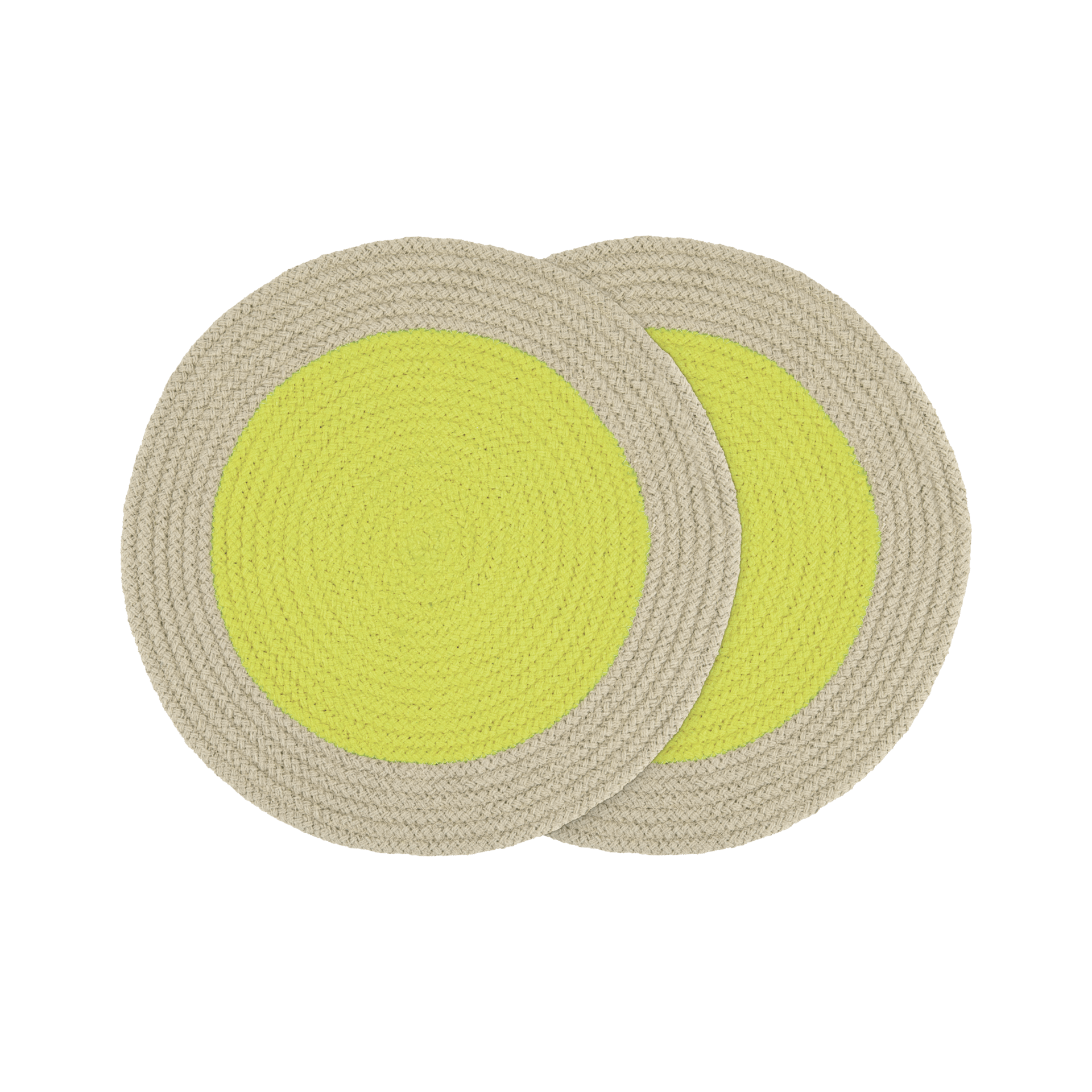 Baumwoll-Tischsets 'Lime', 2er-Set | REMEMBER®