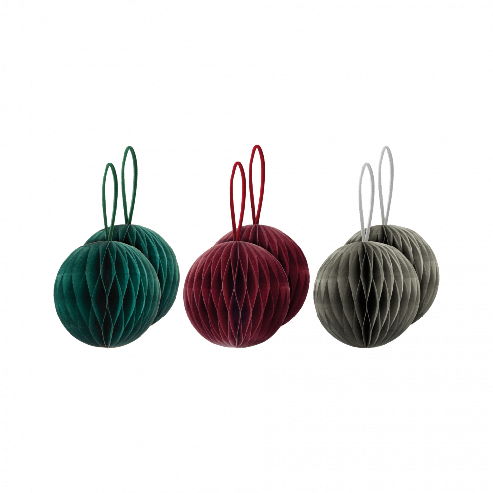 Remember Tree decorations Christmas balls, set of 6