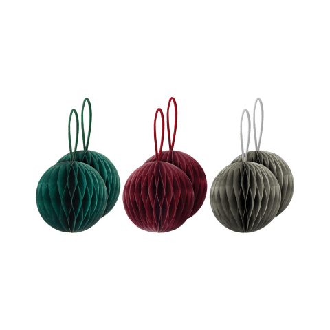 Tree decorations Christmas balls, set of 6