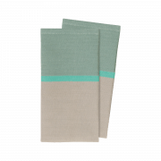 Cotton napkins 'Mint', set of 2