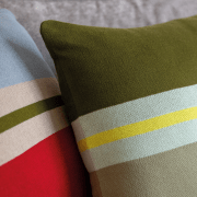 Knitted Cotton Cushion 'Salvia'